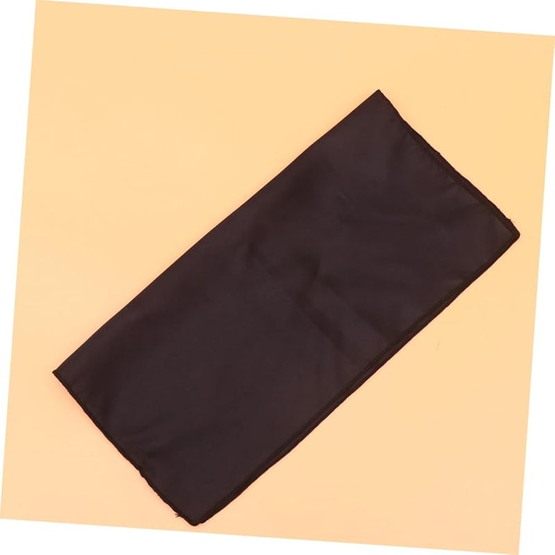 12 قطعة من مناديل القماش السوداء متعددة الاستخدامات لحفلات الزفاف والمطاعم والمنزل - Image 5